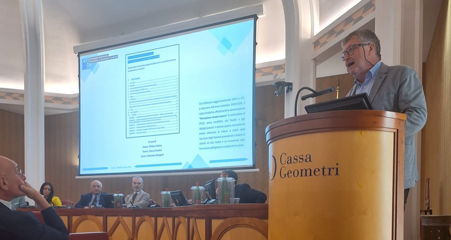 Informativa Scuola-Lavoro: Relazione all’Assemblea dei Presidenti CNGeGL
