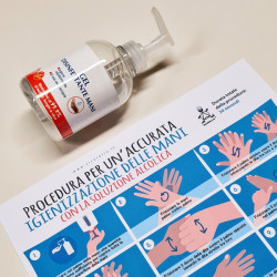 Lavaggio ed igienizzazione delle mani