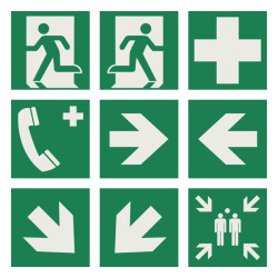 La segnaletica più utilizzata - UNI EN ISO 7010