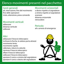 Segnali gestuali